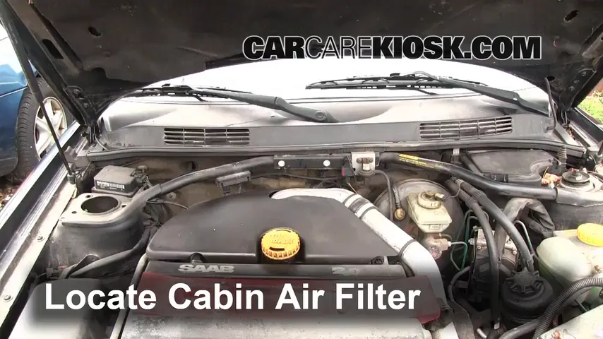 1996 Saab 900 SE Turbo 2.0L 4 Cyl. Turbo Convertible (2 Door) Air Filter (Cabin)